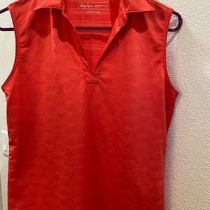 Lady Hagen sleeveless golf polo